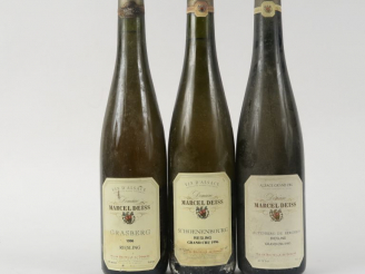 Vente aux enchères 3 BOUTEILLES MARCEL DEISS : 1 ALTENBERG DE BERGHEIM RIESLING GC 1993 -