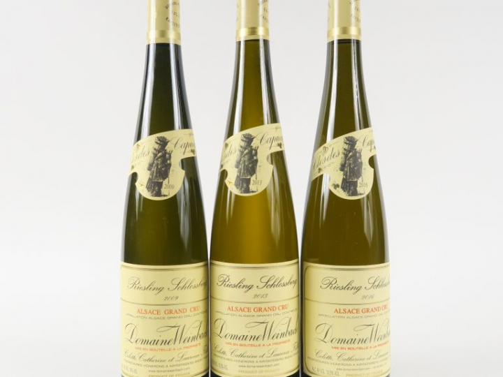 3 BOUTEILLES RIESLING SCHLOSSBERG DOMAINE WEINBACH FALLER CLOS DE CAPU