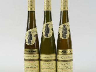 Vente aux enchères 3 DEMIES BOUTEILLES DOMAINE WEINBACH FALLER CLOS DE CAPUCINS : 2 'QUIN
