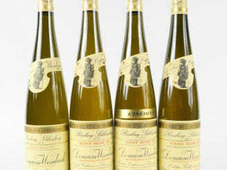 Vente aux enchères 4 BOUTEILLES RIESLING SCHLOSSBERG DOMAINE WEINBACH FALLER CLOS DE CAPU