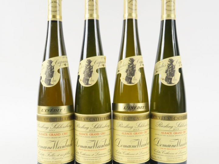 4 BOUTEILLES RIESLING SCHLOSSBERG DOMAINE WEINBACH FALLER CLOS DE CAPU