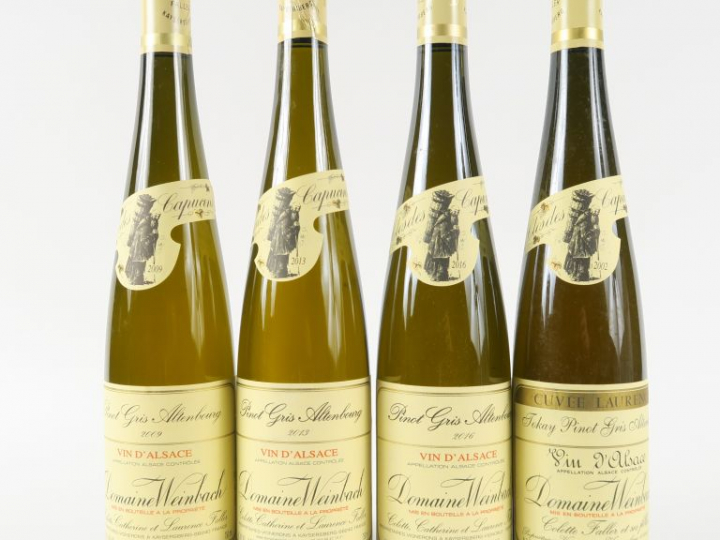 4 BOUTEILLES PINOT GRIS ALTENBOURG DOMAINE WEINBACH FALLER CLOS DE CAP