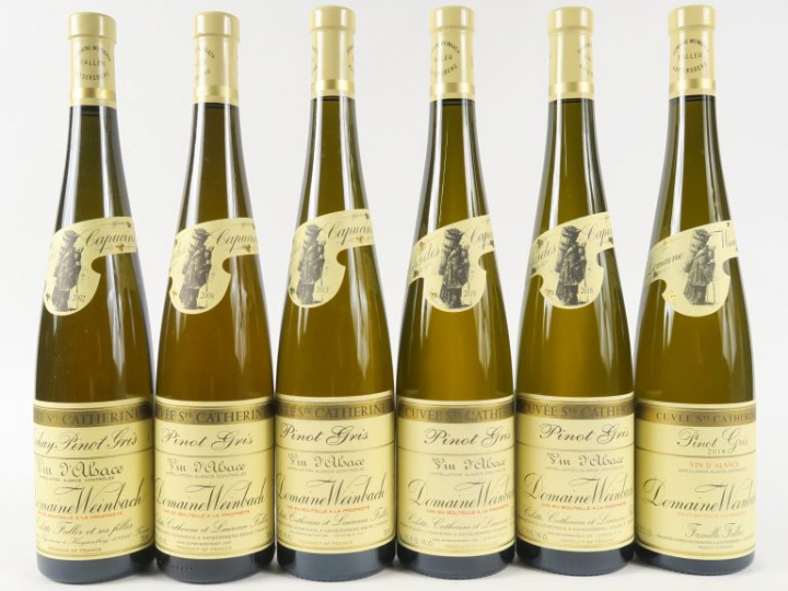 6 BOUTEILLES PINOT GRIS DOMAINE WEINBACH FALLER CLOS DE CAPUCINS 'CUVÉ