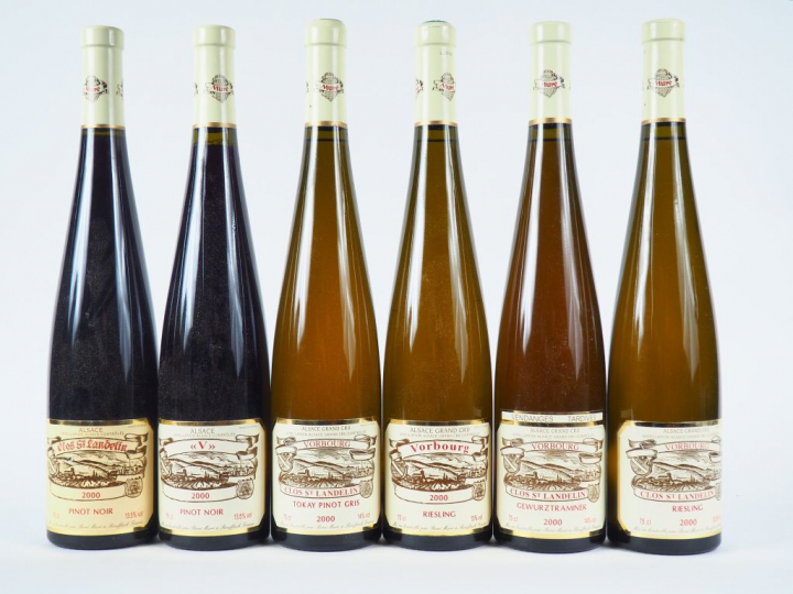6 BOUTEILLES RENE MURE : 4 CLOS ST LANDELIN (1 GEWURZTRAMINER VORBOURG