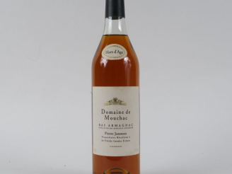 Vente aux enchères 1 BOUTEILLE BAS ARMAGNAC DOMAINE DE MOUCHAC PIERRE JANNEAU HORS D'ÂGE