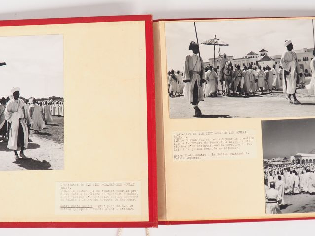 Album de photographies originales sur l'attentat et la mort du Sultan 