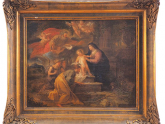 Vente aux enchères Attribué à Victor Honoré JANSSENS (1658 - 1736). "La Vierge et l'Enfan