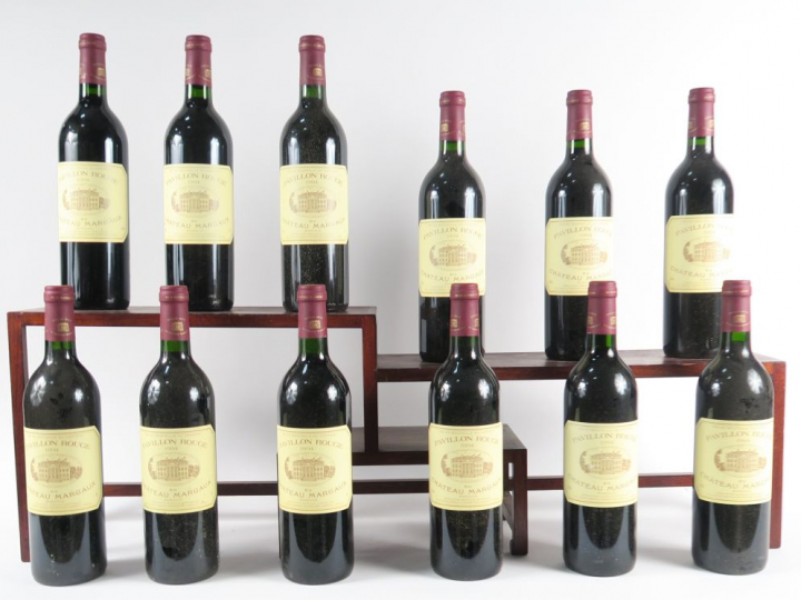 12 BOUTEILLES PAVILLON ROUGE DU CHÂTEAU MARGAUX - 1994