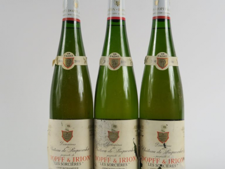 3 BOUTEILLES GEWURZTRAMINER 'LES SORCIERES' DOPFF   IRION - 2000