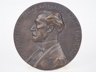 Vente aux enchères Jules Clément CHAPLAIN. "Carnot président de la république française".