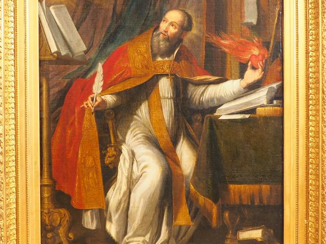 Ecole française vers 1700, suiveur de Philippe de Champaigne. "Saint A
