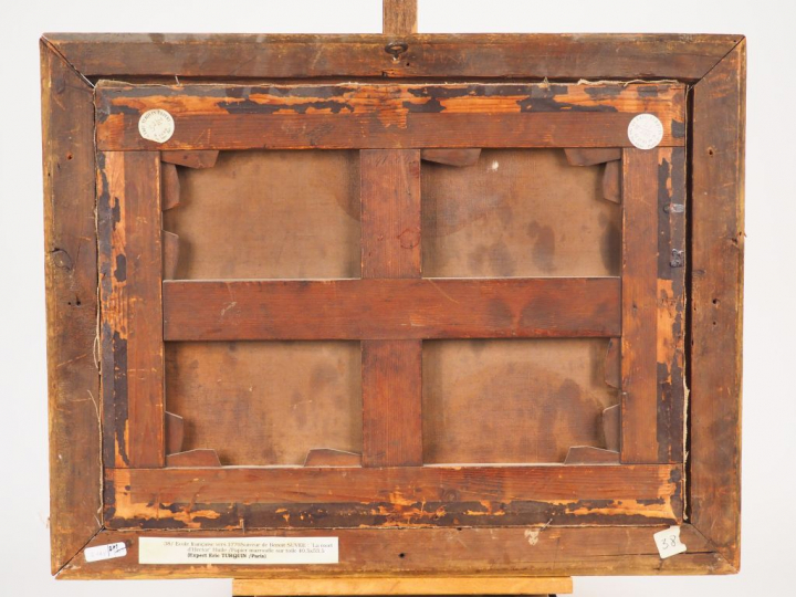 Ecole française vers 1770 Suiveur de Benoit Suivée "La mort d'Hector".