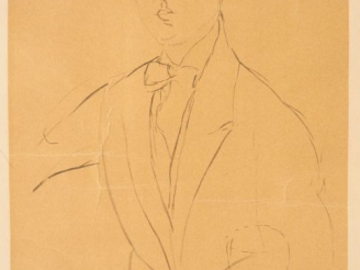 Vente aux enchères Amedeo MODIGLIANI. "Portrait de Francis Smith". Lithographie signée et