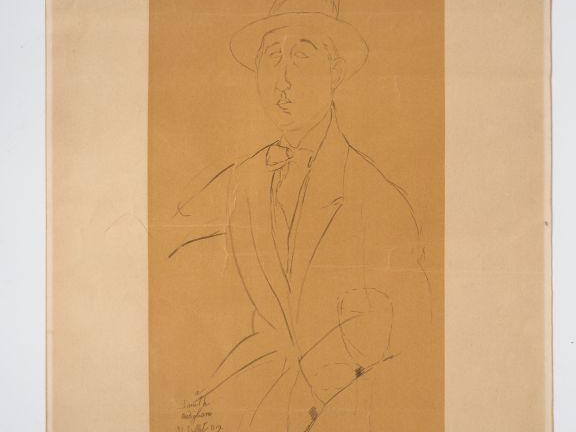 Amedeo MODIGLIANI. "Portrait de Francis Smith". Lithographie signée et