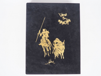 Vente aux enchères MORETTI-BREL. L'Homme de la Mancha. Raymond Moretti illustre Jacques B