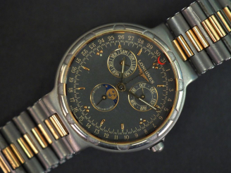 Vente aux enchères LONGINES, Conquest Titan Montre bracelet d’homme en métal. Cadran rond