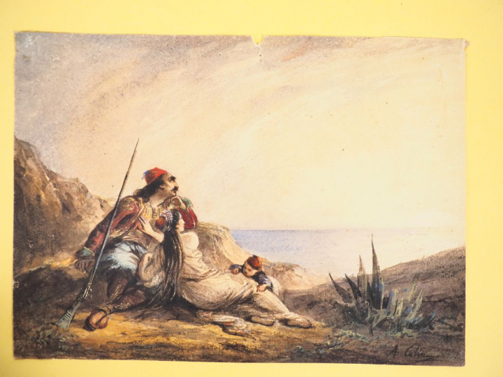 Album Amicorum contenant des dessins d’artistes différents dont Henry 