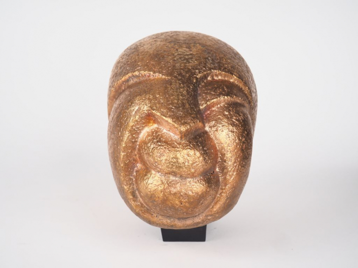 Auguste ZAMOYSKI (1893-1970). "Tête d’Antoni Stonimski " (1923) Bronze