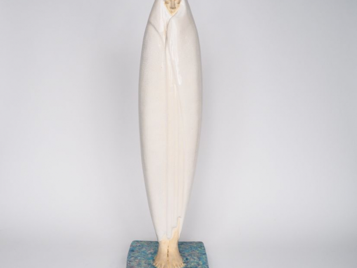 Céline LEPAGE. "Femme de Marrakech", 1925. Sculpture en céramique, le 