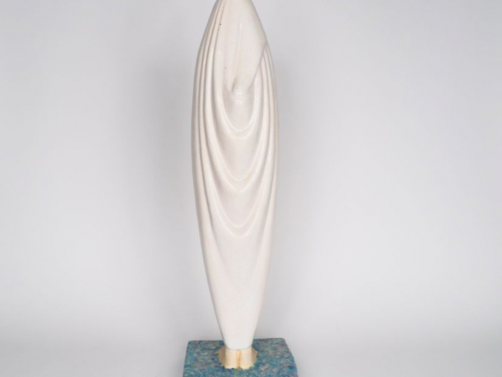 Céline LEPAGE. "Femme de Marrakech", 1925. Sculpture en céramique, le 