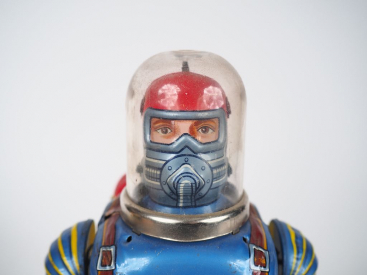 SPACE CONQUEROR 1960 made in Japan, avec antenne en plastique (acciden