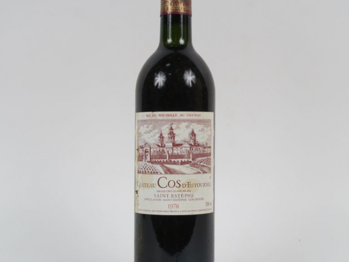1 BOUTEILLE CHÂTEAU COS D'ESTOURNEL GCC ST ESTEPHE - 1978 - BG