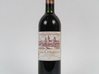Vente aux enchères 1 BOUTEILLE CHÂTEAU COS D'ESTOURNEL GCC ST ESTEPHE - 1978 - BG