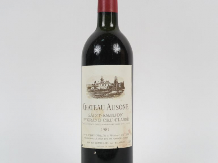 1 BOUTEILLE CHÂTEAU AUSONE 1er GCC ST EMILION - 1981 - LB