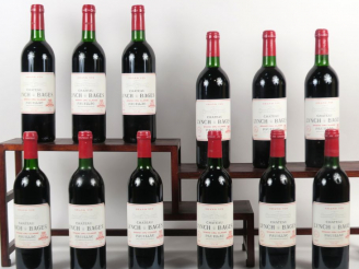 Vente aux enchères 12 BOUTEILLES CHÂTEAU LYNCH BAGES GCC PAUILLAC - 1987 - CBO - LB