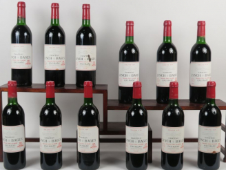 Vente aux enchères 12 BOUTEILLES CHÂTEAU LYNCH BAGES GCC PAUILLAC - 1987 - CBO - 6 LB/1 L