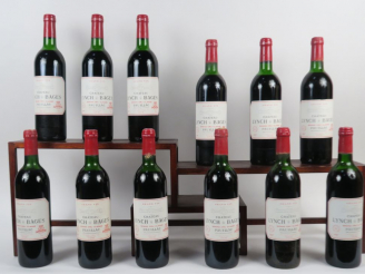 Vente aux enchères 12 BOUTEILLES CHÂTEAU LYNCH BAGES GCC PAUILLAC - 1987 - CBO - 6 HEP/1 