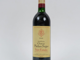 Vente aux enchères 1 BOUTEILLE CHÂTEAU PHELAN SEGUR ST ESTEPHE - 1989