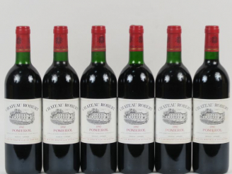 Vente aux enchères 6 BOUTEILLES CHÂTEAU ROBERT POMEROL - 1990 - BG