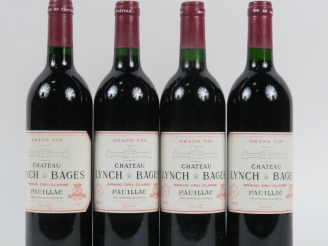 Vente aux enchères 4 BOUTEILLES CHÂTEAU LYNCH BAGES GCC PAUILLAC - 1992