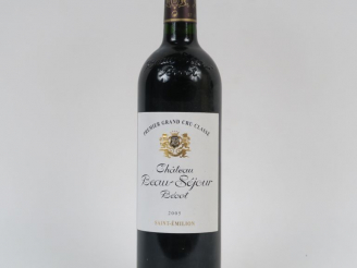 Vente aux enchères 1 BOUTEILLE CHÂTEAU BEAU SEJOUR BECOT 1er GCC ST EMILION - 2005