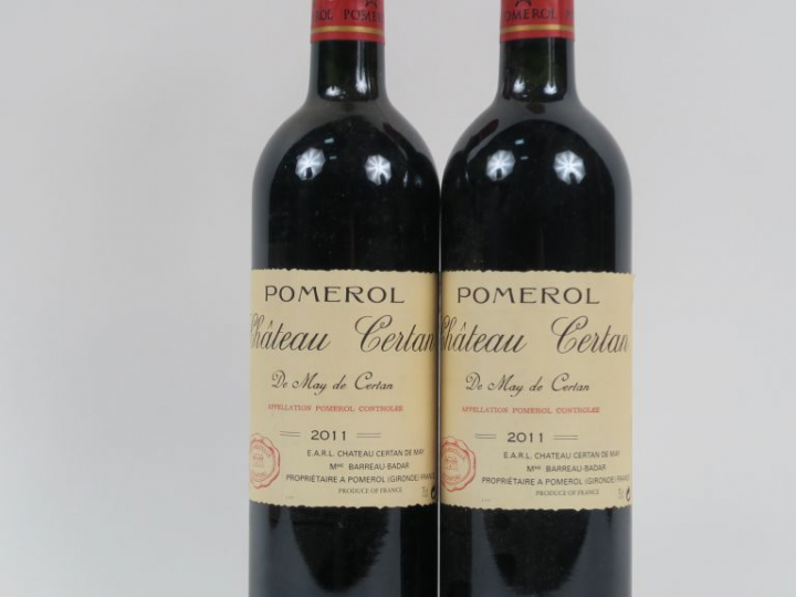 2 BOUTEILLES CHÂTEAU CERTAN DE MAY POMEROL - 2011