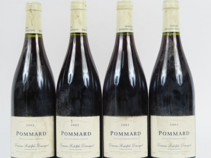 4 BOUTEILLES POMMARD DOMAINE RODOLPHE DEMOUGEOT - 2002