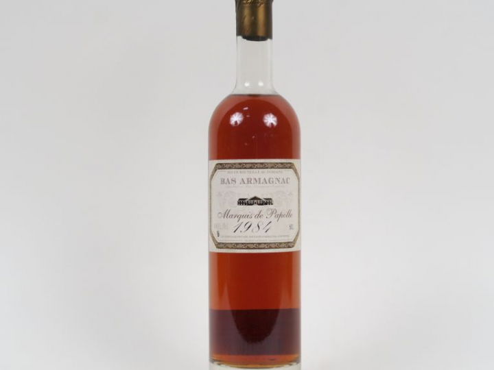 1 BOUTEILLE (50 CL) BAS ARMAGNAC MARQUIS DE PAPOLLE - 1984