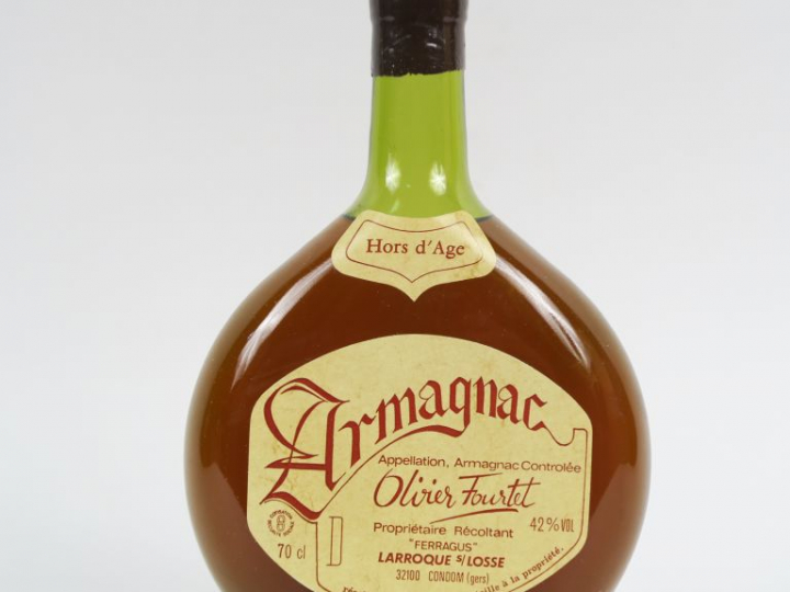 1 BOUTEILLE ARMAGNAC 'HORS D'ÂGE' OLIVIER FOURTET 42°