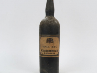 Vente aux enchères 1 TRÈS VIEILLE BOUTEILLE SAMOS A. TEISSEDRE   CIE