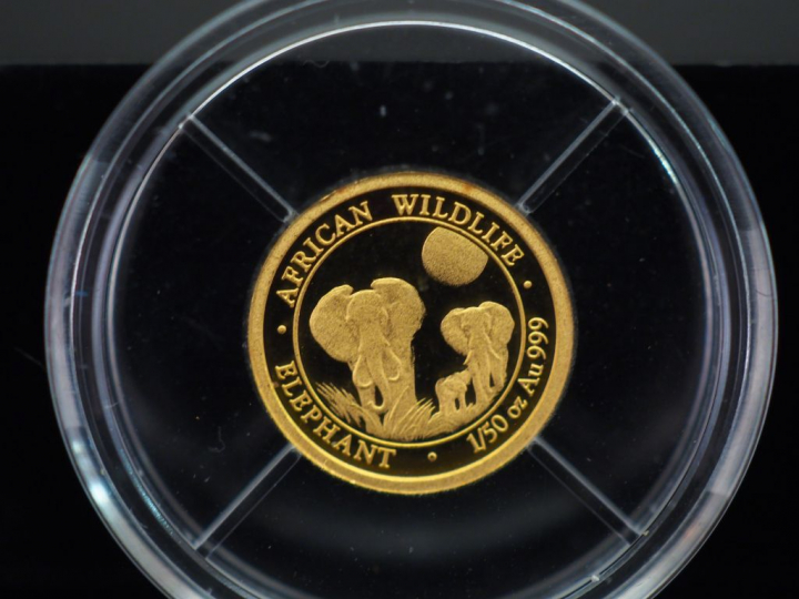 Pièce 20 Shillings or, Somalie, 2014. FRAIS ACHETEURS 5% TTC.   