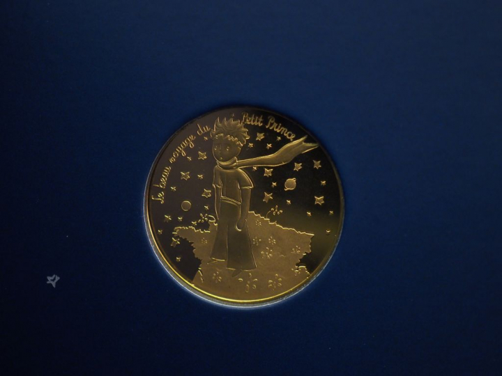 Pièce de 250 euros or, 2016. Série Le Petit Prince, Le beau voyage du 