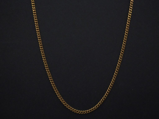 Vente aux enchères Chaine en or jaune, maille gourmette. Long. 55,5 cm Poids. 5,53 g   