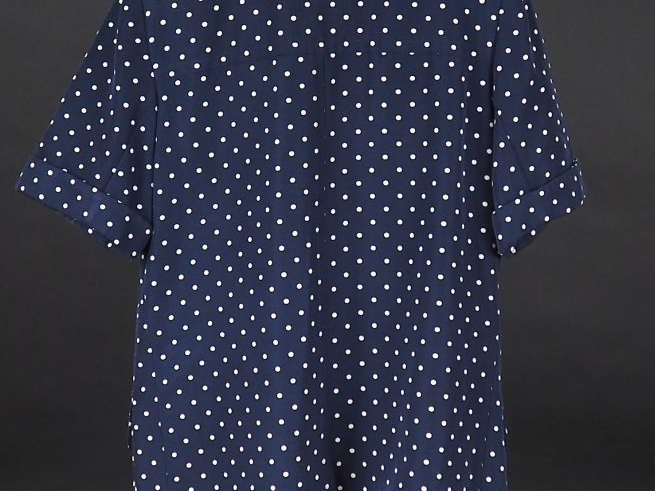 YVES SAINT LAURENT, Variation Veste bleue, à manches courtes, à décor 