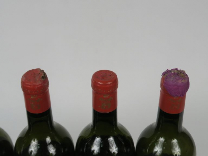 4 BOUTEILLES CHÂTEAU MOUTON D'ARMAILHACQ PAUILLAC - 1933 - VIDANGE/3 C