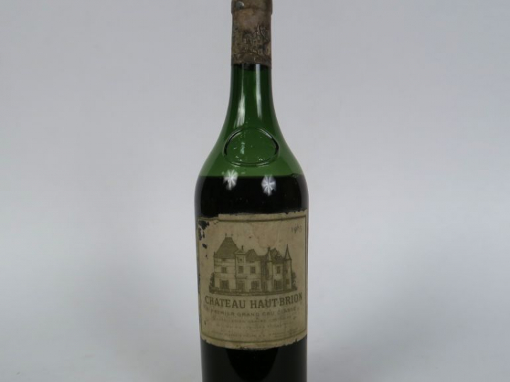 1 BOUTEILLE CHÂTEAU HAUT BRION 1er GCC GRAVES - 1963 - 8 CM/EA