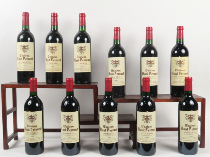 11 BOUTEILLES CHÂTEAU HAUT FERRAND POMEROL - 1995 - CBO