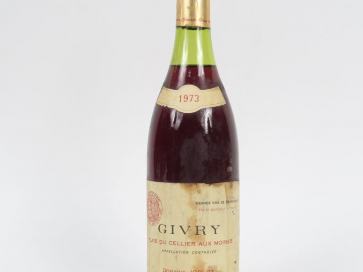 1 BOUTEILLE GIVRY 'CLOS DU CELLIER AUX MOINES' DOMAINE JOBLOT - 1973