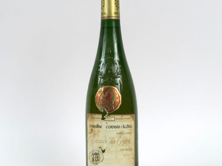 1 BOUTEILLE COTEAUX DU LAYON DOMAINE COUSIN LEDUC - 1987