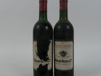 Vente aux enchères 2 BOUTEILLES CHÂTEAU HOUISSANT MÄHLER BESSE   CIE - 1962 - 1 PRESUMEE 